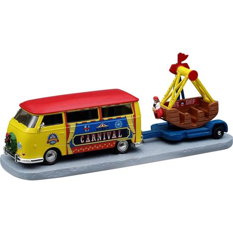 Towing Van With Carnival Ride - LEMAX COD. 63818 (1/3)