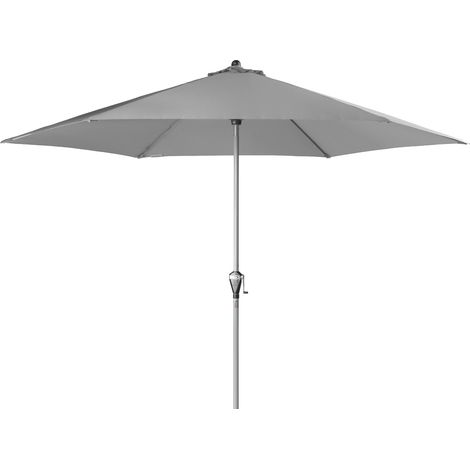 Doppler Sonnenschirm / Kurbelschirm "Active Auto Tilt 280", Ø 280 cm, hellgrau, Bezug aus 100% Polyester, Gestell aus Aluminium, 5,9 kg Sonnenschirm / Kurbelschirm "Active Auto Tilt 280", hellgrau, Ø  (1/5)