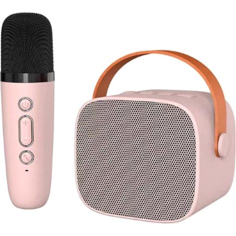 Enceinte Bluetooth avec 1 microphone sans fil, lecteur de musique pour adultes et enfants, système de caisson de basses P (1/5)