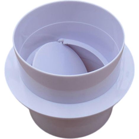 Clapets anti-retour d'échappement en PVC, clapets anti-retour pour conduits d'air, dispositifs de ventilation, clapets anti-retour ronds multicolores Type 75 (1/5)