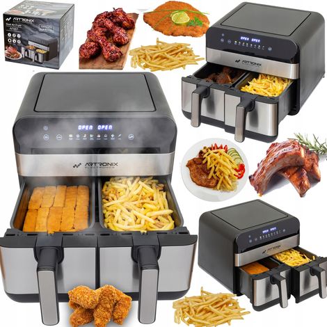 FRIGGITRICE DOPPIA IN METALLO 9L AF-667 NR:0162