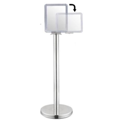 Cadre pour barrières et poteaux RS PRO en Aluminium Gris ( Prix pour 1 )
