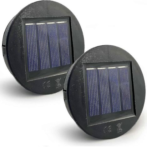 Lot de 2 lampes solaires de rechange de 8 cm de diamètre (haoyi) - g (1/5)