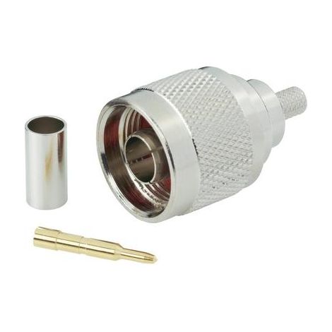 BKL Electronic 0404074 0404074 Connettore N Spina dritta 50 Ω 1 pz.