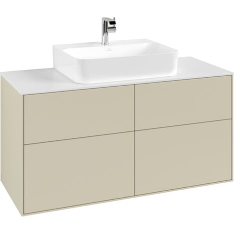 Villeroy & Boch Finion meuble sous lavabo, 4 tiroirs, lavabo (1/2)