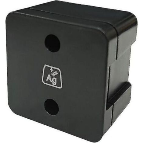 2 pièces pour + module de stérilisation accessoires aux ions d'argent pour Deebot X1 / T10 / Turbo / Omini, noir + blanc (1/3)