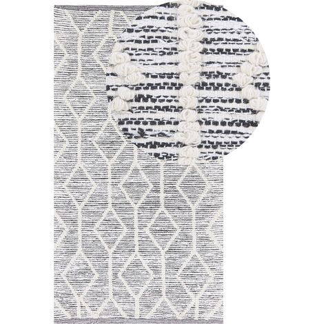 Tappeto Area Grigio con Beige 80 x 150 cm Edremit