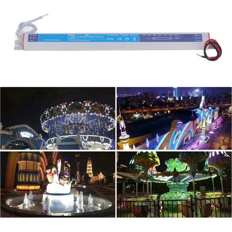 Alimentation à découpage LED 30 W, 180-250 V CA, pour caisson lumineux ultra-mince, usage intérieur, tension constante, 24 V. (1/5)