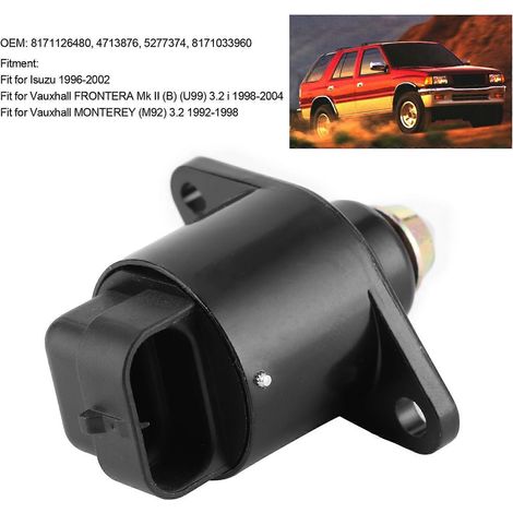 Soupape de régulation du ralenti IAC 8171126480 de remplacement compatible avec Vauxhall Frontera/Monterey (1/5)
