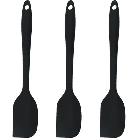 Spatule Silicone - Racleur Cuisine - Pour Mélange Pâtisserie Cuisson - Lot de 3 (1/5)