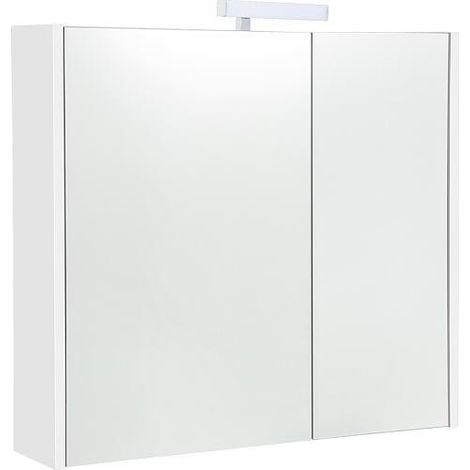 Armoire à glace Akira avec Éclairage LED, 2 portes, 800 x 700 x 155 mm (1/5)