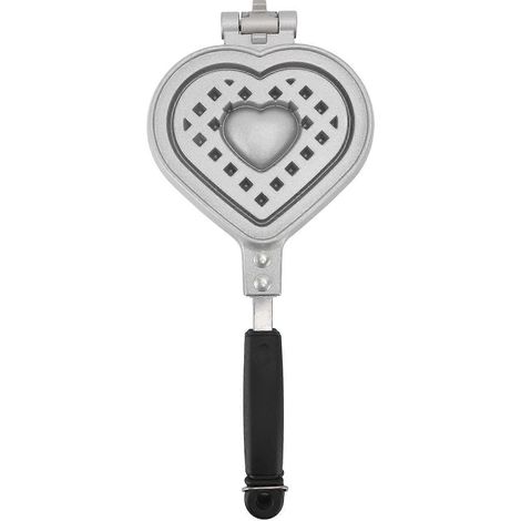 Gaufrier en forme de cœur, antiadhésif, double face, petit appareil de cuisine