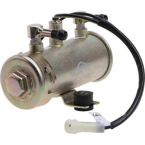 Pompe à carburant 12 V pour pièces automobiles, accessoire de remplacement pour pompe à distillat moyen à facettes à couvercle rouge (1/3)