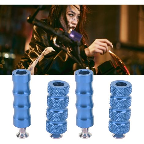 Pédale de frein/sélecteur de vitesse universel CNC M6 pour moto (vendu par paire) Bleu (1/5)