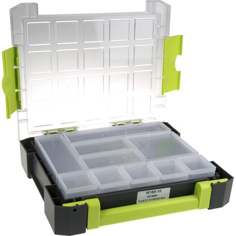 Boite compartimentée RS PRO, Plastique, 325mm x 275mm x 70mm ( Prix pour 1 ) (1/2)