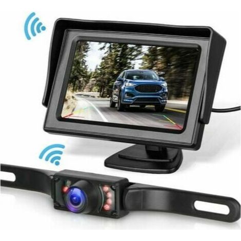 Kit de système de caméra de recul sans fil pour voiture / camion / fourgonnette / pick-up / camping-car 5INCH système de recul de vue arrière de moniteur (1/4)