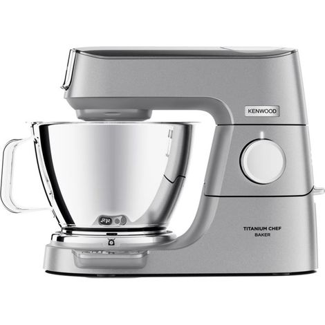 Kenwood – Robot pâtissier 1200 W – 2 bols inox 5 L et 3,5 L – Mouvement planétaire – Variateur de vitesse électronique – Balance intégrée