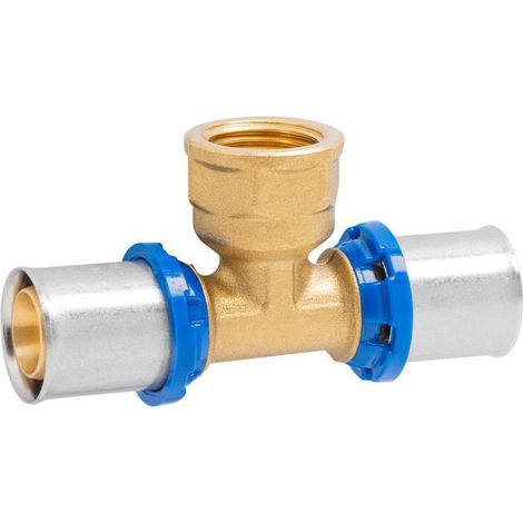 APE - Té à sertir multicouche 20 mm x femelle 1/2″ x 20 mm - Réf. ARL2103202 (1/2)