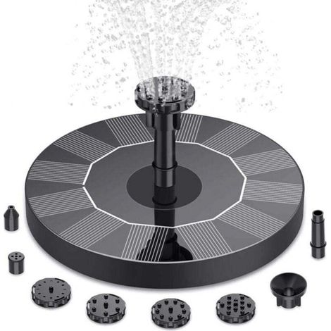 3W Solar Fountain Oxygen Pump 160mm Pond Lantern Automatic Water Spray Water Suspension Small Floating Pump MUMU (1/3)