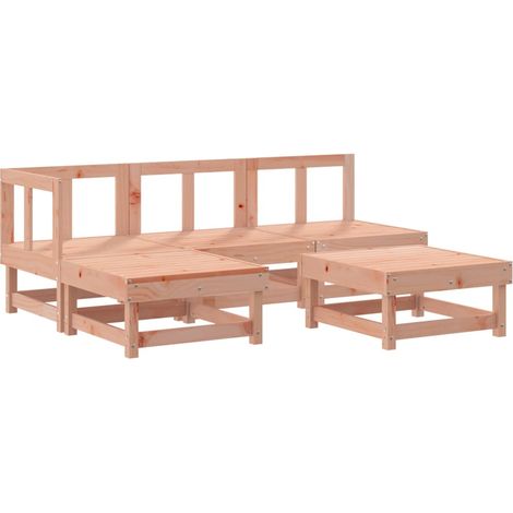 Maison Exclusive - Set Salotto da Giardino 5 pz in Legno Massello di Douglas