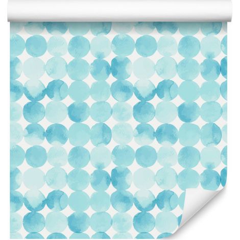 Papier peint mosaïque et pois pour salon et chambre 50x1000 cm (1/5)