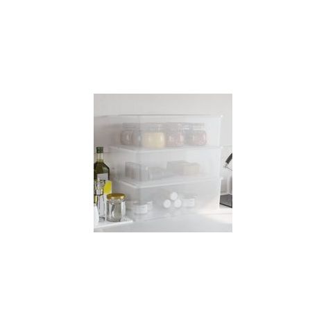 Kunststoff-Aufbewahrungsboxen, 3er-Set, 25 l, stapelbar - Crezuo