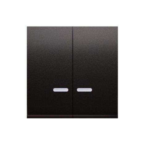 Simon 54 Llave doble con ojal para interruptores/botones iluminados antracita DKW5L/4
