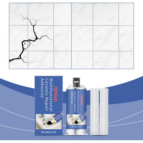 Colle céramique multi-usages pour l'entretien du carrelage domestique, le jointoiement des carreaux de marbre au sol dans la cuisine et la salle de bain -- Colle céramique 90 g1, tige de poussée1 -- B (1/5)
