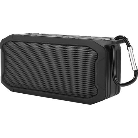 Enceinte portable sans fil Bluetooth 5.0 X2 avec caisson de basses, étanche IPX7, stéréo, noire (1/5)