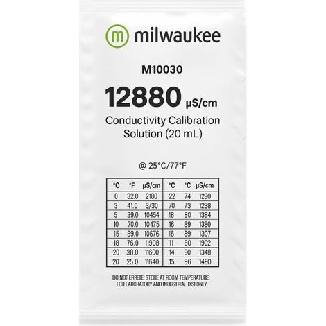 Milwaukee EC Kalibrierlösung 12,88 20 ml EC Eichlösung Kalibrierflüssigkeit (1/5)