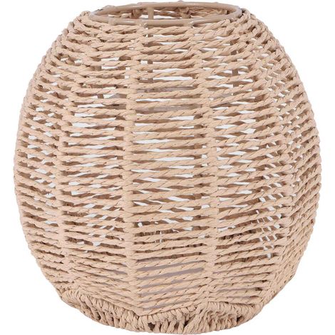 Illuminazione – Paralume in rattan – Lampadario decorativo