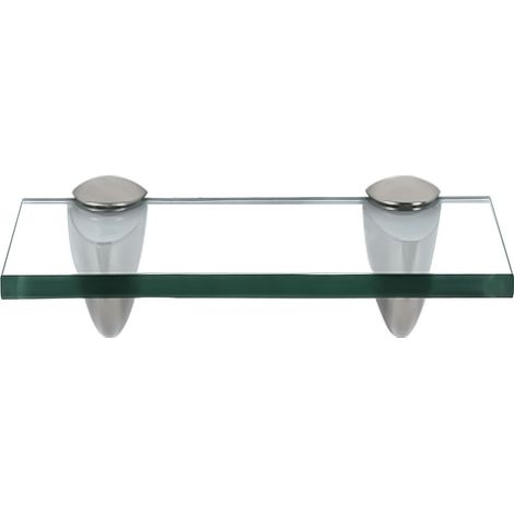 Einfeben – Étagère murale en verre 20 x 10 cm – Épaisseur 8 mm – Capacité de charge 8-15 kg – Design moderne pour salle de bain - BAIN 20 X (1/5)