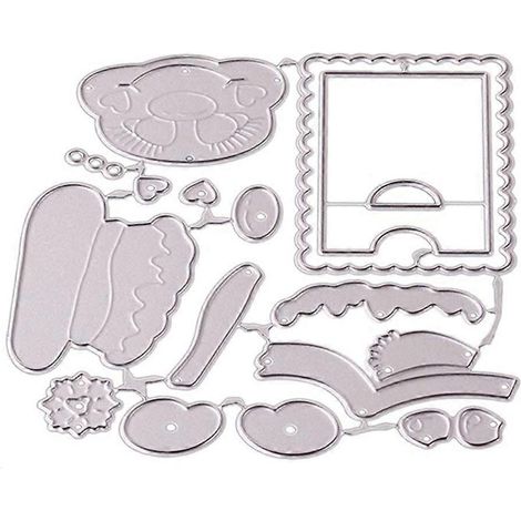 Weihnachtsschneemann-Stanzschablone aus Metall zum Selbermachen von Scrapbooking-Alben, Papierkarten und Prägearbeiten