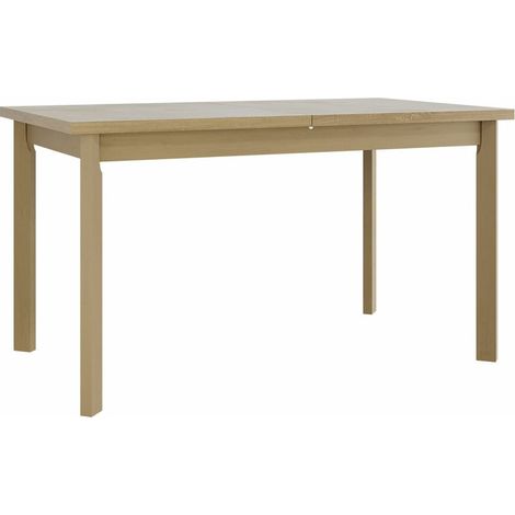 Mesa Victorville 132, Roble Sonoma, 78x80x140cm, Alargamiento, Aglomerado laminado, Madera
