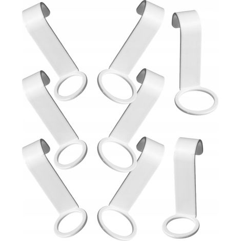 Ganci da parete in ABS per flaconi e dispenser da bagno