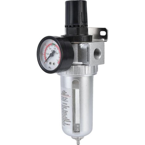 Druckluftfilter-Regler-Kombinationsset mit Manometer und Wasserabscheider für Kompressor SFR300