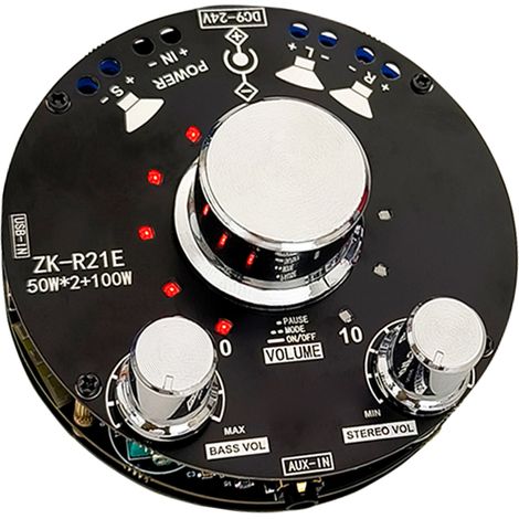 Bluetooth-Verstärkerplatine mit Lautstärkeanzeige 2.0/2.1-Kanal-Bluetooth-Audio-Leistungsverstärkerplatine (1/5)