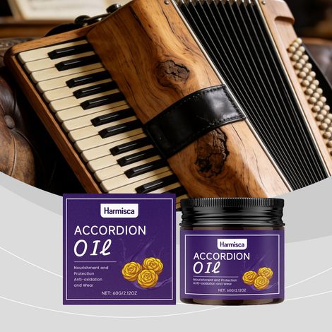 Musical instrument care oil - gentle cleaning and maintenance, protects instrument materials, convenient and universal care oil - 60g (1/5)