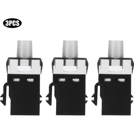 Lot de 3 modules RJ45 à 180° pour réseaux CAT6 UTP, adaptateurs de prise d'information (1/5)