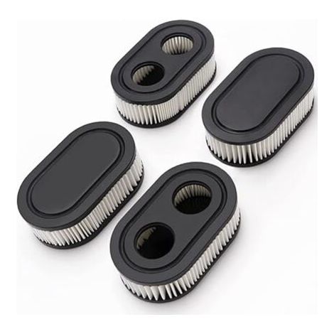 Filtre à air pour tondeuse à gazon 4 pièces, compatible avec les moteurs Briggs & Stratton 798452 593260 (1/5)