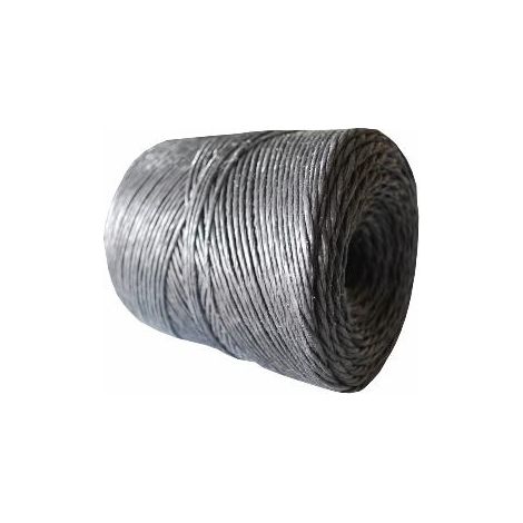 FPLUS cuerda rafia negra 600 mtrs. , COMPOSICIÓN. Polipropileno 100%.

CARACTERÍSTICAS. Torcido a 1 cabo. Fibras de ra a muy resistente.

UTILIDADES. Paquetería en general. Usos e