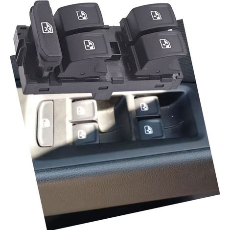 Die Referenznummer 5E0959857E bezieht sich auf den elektrischen Fensterheberschalter für Volkswagen Skoda Octavia Fahrzeuge. (1/4)
