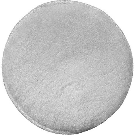 Tampon en laine pour polisseuse excentrique 125 mm – Bonnet de polissage pour finition lisse – Compatible avec Bosch