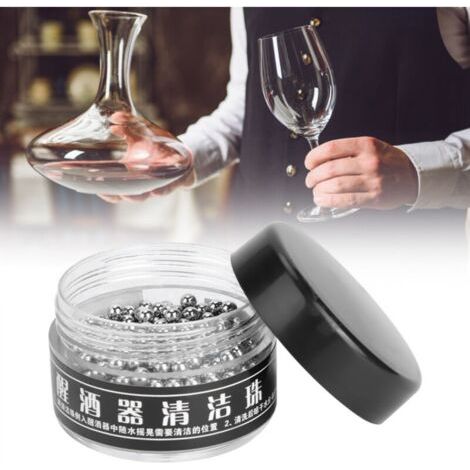 Boules de nettoyage pour carafe à vin en acier inoxydable, 500 pièces, 3mm (1/5)