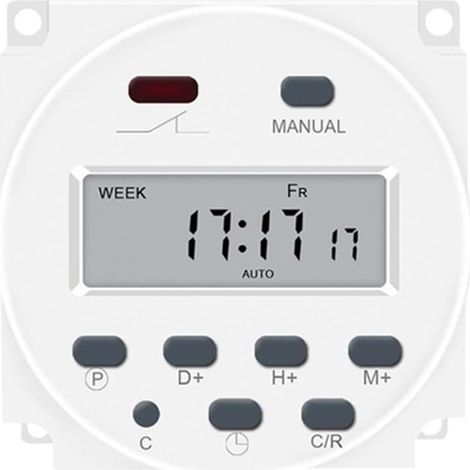 Relais horaire programmable numérique LCD GTHURCS 220V 110V 24V (1/5)