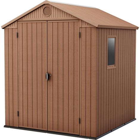 Casetta Keter da giardino con pannelli evotech. Casette
