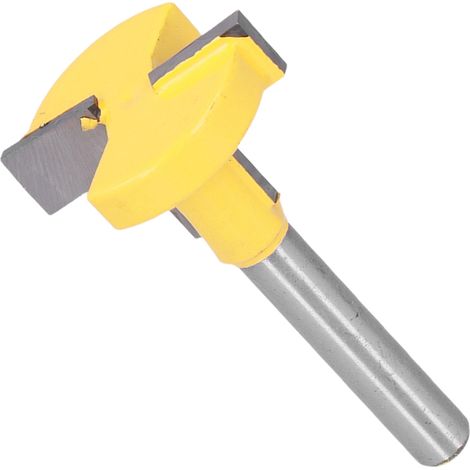 Fraise à rainure en T à queue de 1/4 pouce avec insert en alliage pour machine à graver et rainurage du bois. (1/5)