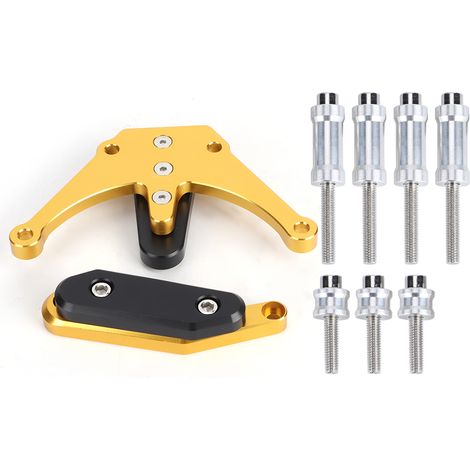 Cache moteur cadre protecteur glissière chute garde pour Yamaha YZF-R1 1000 2009-2014 Or (1/5)