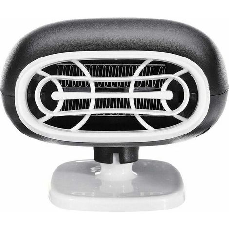 Ventilateur de chauffage portable pour voiture, 12 V 150W, dégivreur de voiture, chauffage rapide, prise allume-cigare, base rotative à 360 °, faible bruit, chauffage de voiture (1/5)