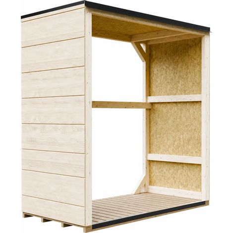 Legnaia da esterno 1,14 m² - 75 x 153 x H159 cm - M980-1 (1/4)